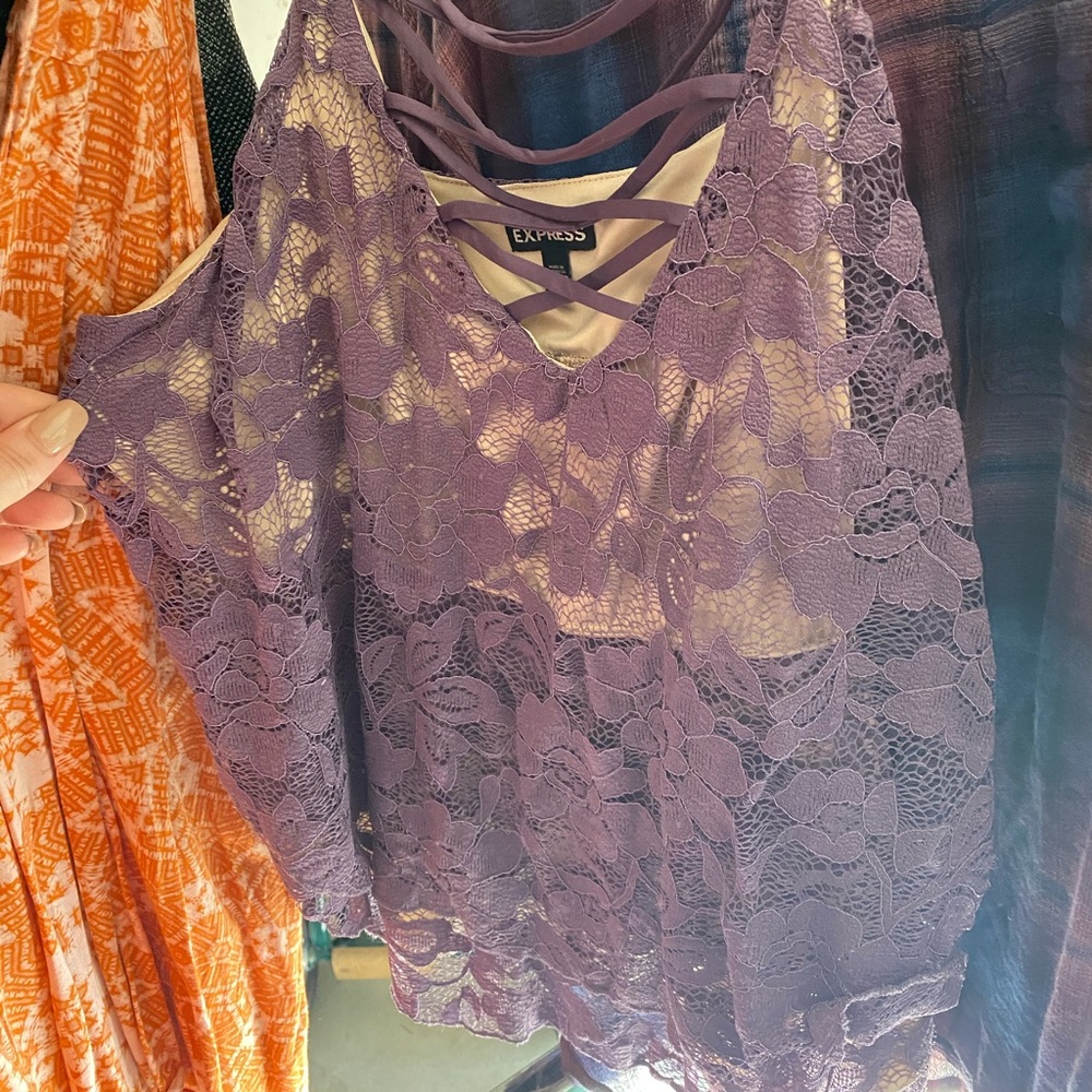 Tank top from express cute with skirt or jeans